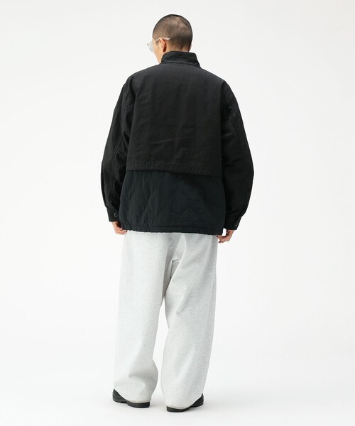 BEAMS（ビームス）の「ワイドストレート ウィンドストップ スウェットパンツ（スウェットパンツ・メンズ・アッシュグレー/ブラック・S/M/L/XL）」の12枚目の写真