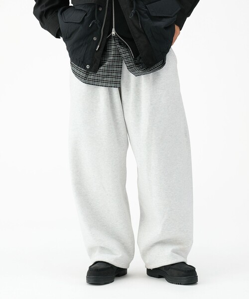 BEAMS（ビームス）の「ワイドストレート ウィンドストップ スウェットパンツ（スウェットパンツ・メンズ・アッシュグレー/ブラック・S/M/L/XL）」の13枚目の写真