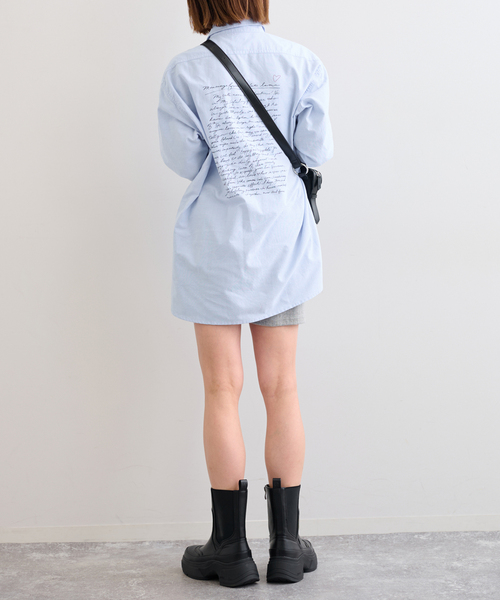 U by SPICK&SPAN(ユーバイスピックアンドスパン)の「PayDay/ペイデイ × U by SPICK&SPAN オックスシャツ(シャツ/ブラウス・レディース・ブルー/ピンク・38)」の9枚目の写真