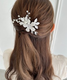 sowang（ソワン）の「フラワーパールヘアクリップ（バレッタ/ヘアクリップ）」