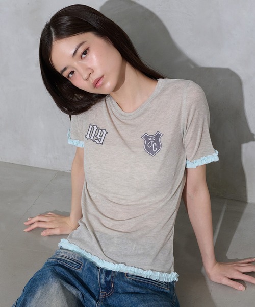 FCMM（エフシーエムエム）の「【日本限定】GAME FRILL TEE / ゲーム