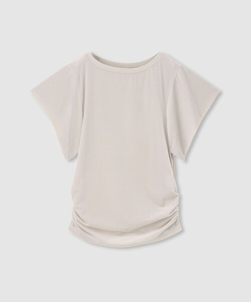 allureville(アルアバイル)の「ベロアトップ(Tシャツ/カットソー・レディース・チャコールグレー/クリアイエロー/グレイッシュベージュ・2)」の3枚目の写真