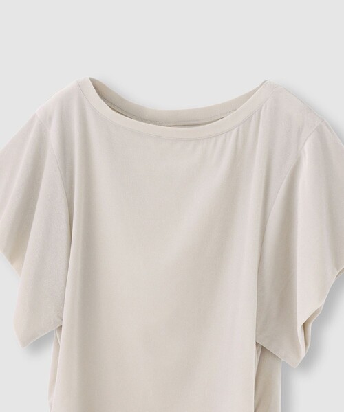 allureville(アルアバイル)の「ベロアトップ(Tシャツ/カットソー・レディース・チャコールグレー/クリアイエロー/グレイッシュベージュ・2)」の5枚目の写真