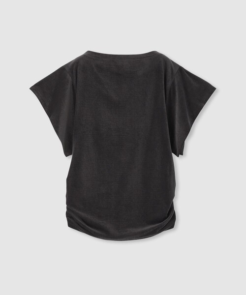 allureville(アルアバイル)の「ベロアトップ(Tシャツ/カットソー・レディース・チャコールグレー/クリアイエロー/グレイッシュベージュ・2)」の10枚目の写真