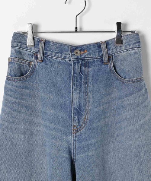 LEPSIM（レプシィム）の「ワイドストレートデニムパンツ　497418（デニムパンツ・レディース・ブラック/ネイビー/インディゴブルー・MEDIUM/LARGE）」の5枚目の写真