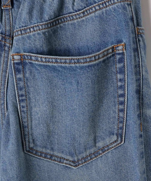 LEPSIM（レプシィム）の「ワイドストレートデニムパンツ　497418（デニムパンツ・レディース・ブラック/ネイビー/インディゴブルー・MEDIUM/LARGE）」の9枚目の写真