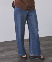 OPAQUE.CLIP | ストレッチバギーデニム【洗濯機洗い可】《SS～LL》(デニムパンツ)