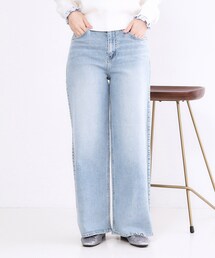 OPAQUE.CLIP | ストレッチバギーデニム【洗濯機洗い可】《SS～LL》(デニムパンツ)