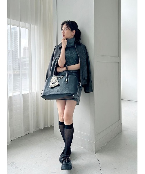 SNIDEL（スナイデル）の「ラージバッグ（ハンドバッグ・レディース・ブラウン/グレー/ブラック・F）」の13枚目の写真