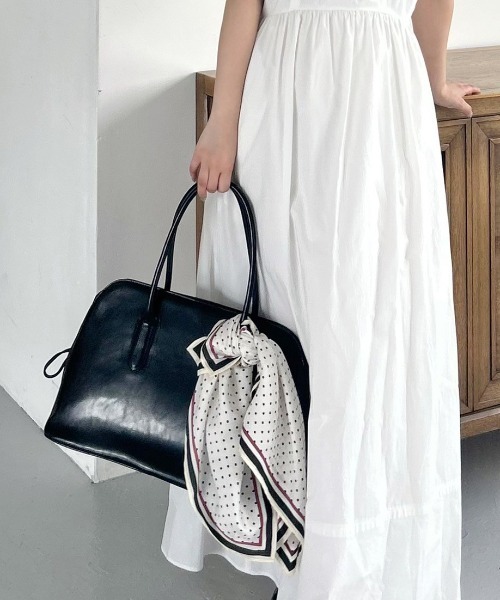 SNIDEL（スナイデル）の「ラージバッグ（ハンドバッグ・レディース・ブラウン/グレー/ブラック・F）」の6枚目の写真