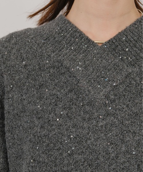 前後2way】スパンコールニット Palm Riche│Eimee Law & LHELBIE 公式