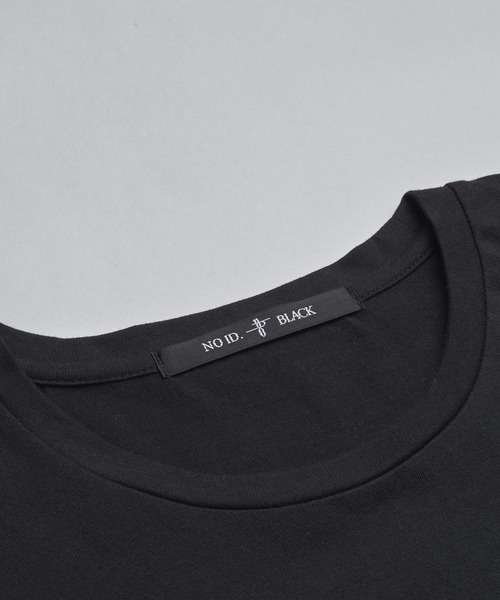 NO ID.（ノーアイディ）の「【NO ID.】Mole Sprint 3/4 Sleeve Big Pullover / モールス プリント 7分袖 ビッグ プルオーバー（Tシャツ/カットソー・メンズ・ホワイト/ブラック/グレー・ONE SIZE）」の4枚目の写真