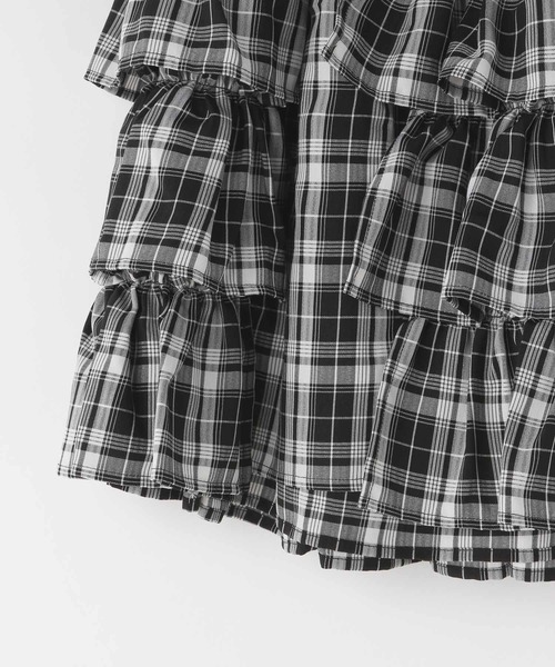 LOWRYS FARM（ローリーズファーム）の「フリルティアードロングスカート　 587435（スカート・キッズ・ブラック/レッド・110cm/120cm/130cm/140cm/150cm）」の10枚目の写真