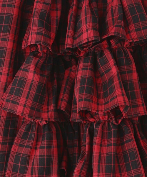 LOWRYS FARM（ローリーズファーム）の「フリルティアードロングスカート　 587435（スカート・キッズ・ブラック/レッド・110cm/120cm/130cm/140cm/150cm）」の14枚目の写真