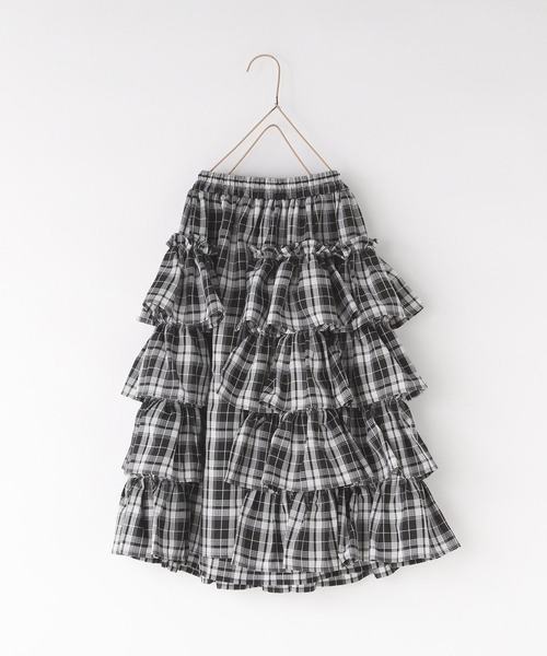 LOWRYS FARM（ローリーズファーム）の「フリルティアードロングスカート　 587435（スカート・キッズ・ブラック/レッド・110cm/120cm/130cm/140cm/150cm）」の18枚目の写真