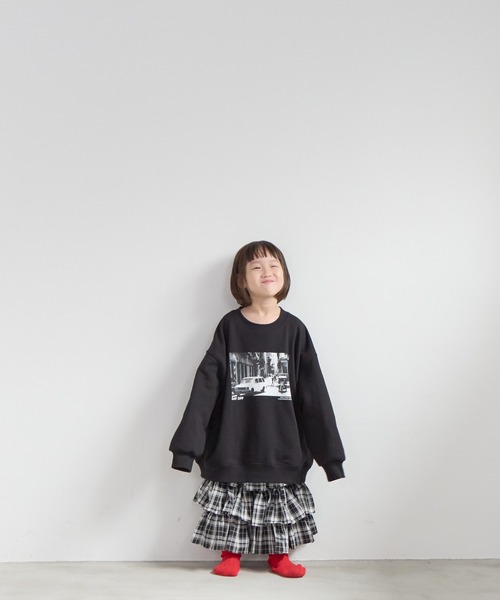 LOWRYS FARM（ローリーズファーム）の「フリルティアードロングスカート　 587435（スカート・キッズ・ブラック/レッド・110cm/120cm/130cm/140cm/150cm）」の15枚目の写真