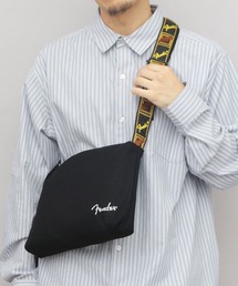 Fender（フェンダー）の「ヘビーキャンバス ショルダーバッグ モノグラムストラップ A5対応（ショルダーバッグ）」