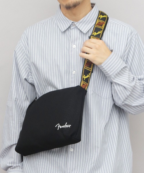 フェンダー（Fender）/ヘビーキャンバス ショルダーバッグ モノグラムストラップ A5対応 ヘビーキャンバス ショルダーバッグ モノグラムストラップ A5対応
