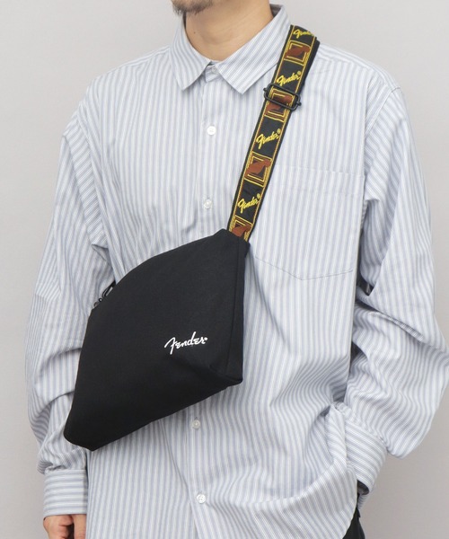 Fender(フェンダー)の「ヘビーキャンバス ショルダーバッグ モノグラムストラップ A5対応(ショルダーバッグ・メンズ・ブラック系その他/ブラック・FREE)」の22枚目の写真