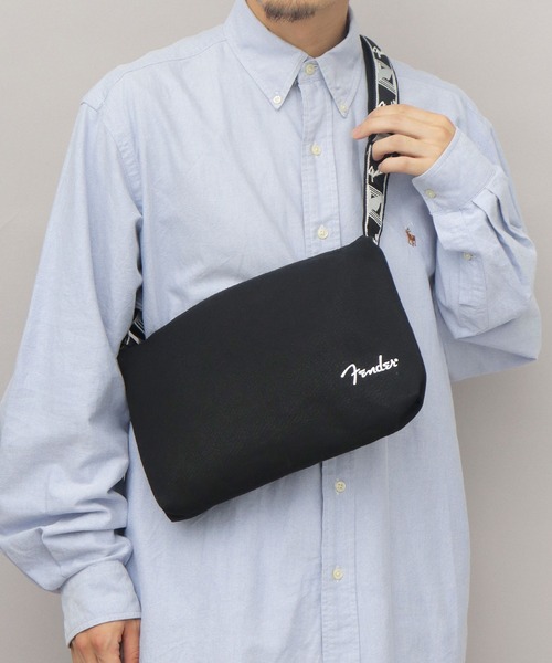 Fender(フェンダー)の「ヘビーキャンバス ショルダーバッグ モノグラムストラップ A5対応(ショルダーバッグ・メンズ・ブラック系その他/ブラック・FREE)」の21枚目の写真