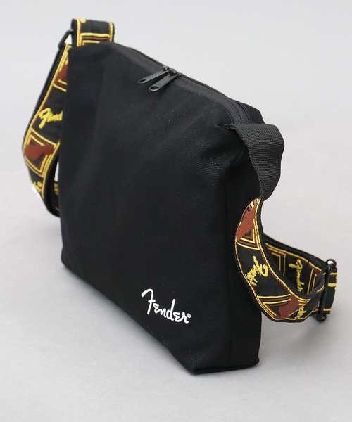 ヘビーキャンバス ショルダーバッグ モノグラムストラップ A5対応