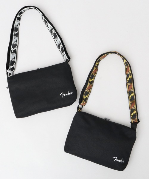 フェンダー（Fender）/ヘビーキャンバス ショルダーバッグ モノグラムストラップ A5対応 ヘビーキャンバス ショルダーバッグ モノグラムストラップ A5対応