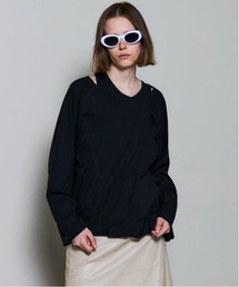 フロッキーグラムシアークルートップ【MAISON SPECIAL/メゾン