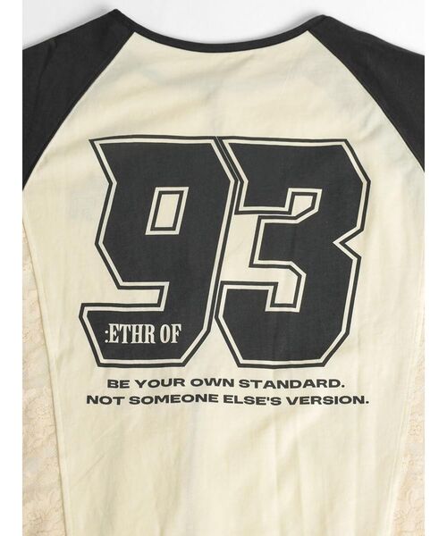 :ETHROF(イーサオブ)の「SIDE LACE BASEBALL ZIP SHIRT(シャツ/ブラウス・レディース・ブラック/ブルー/ホワイト・MEDIUM)」の14枚目の写真