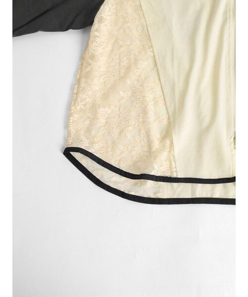 :ETHROF(イーサオブ)の「SIDE LACE BASEBALL ZIP SHIRT(シャツ/ブラウス・レディース・ブラック/ブルー/ホワイト・MEDIUM)」の15枚目の写真