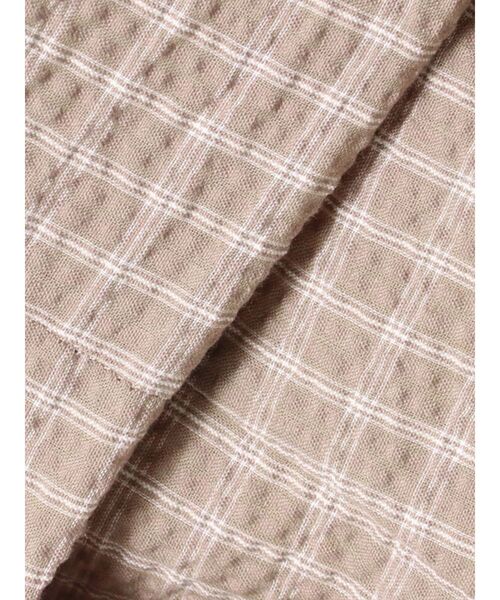 CALNAMUR（カルナムール）の「フリルカラーシャツ（シャツ/ブラウス・レディース・ブラウン/ネイビー/オフホワイト・FREE）」の8枚目の写真