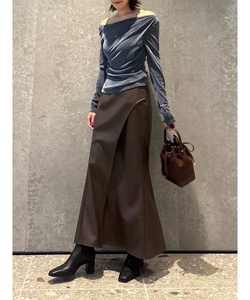 ラップデザインマーメイドスカート（スカート）｜FRAY I.D（フレイ