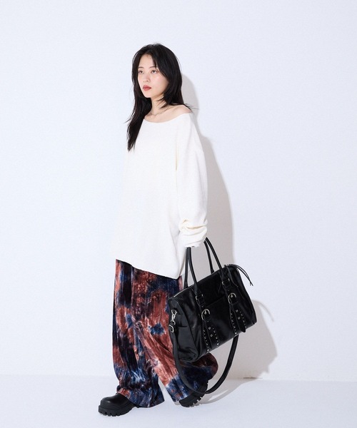 モールカノコボートネックLS/589933（Tシャツ/カットソー