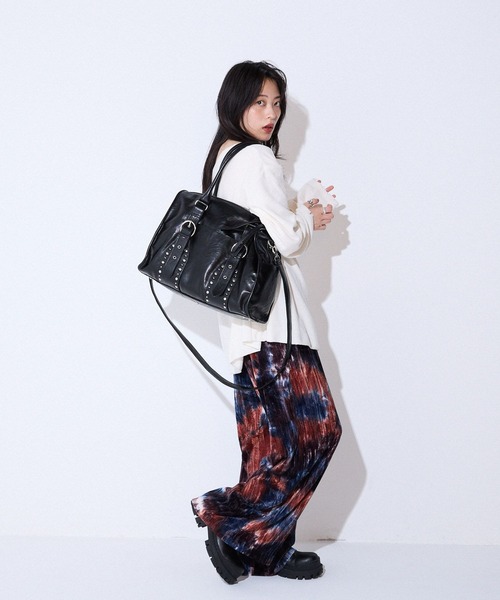 JEANASIS（ジーナシス）の「モールカノコボートネックLS/589933（Tシャツ/カットソー・レディース・オフホワイト/バーガンディー/ブラック・FREE）」の15枚目の写真