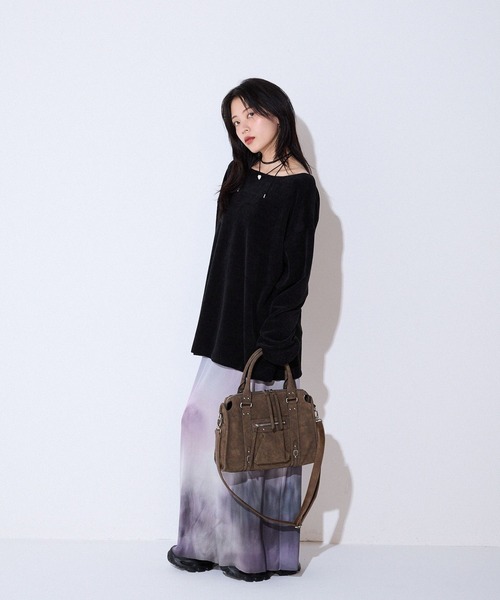 モールカノコボートネックLS/589933（Tシャツ/カットソー