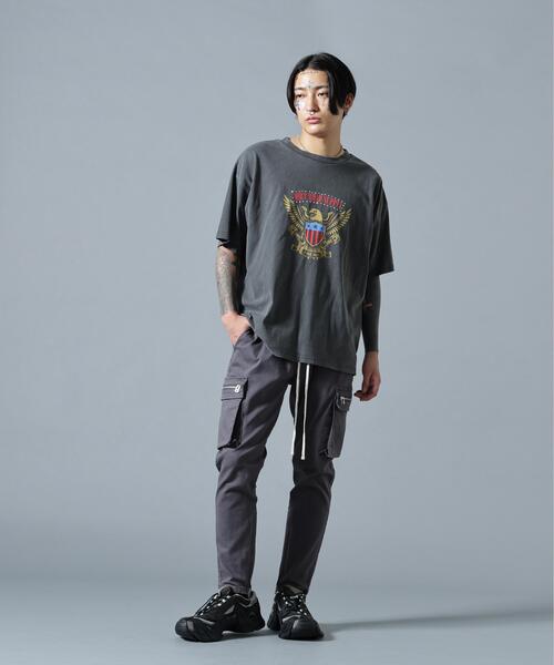 DANKE SCHON（ダンケシェーン）の「【WEB&DEPOT限定】DankeSchon/ダンケシェーン/STTWILL FLAPCARGO（カーゴパンツ・レディース・ブラック/チャコールグレー・M/S/L/XL）」の3枚目の写真