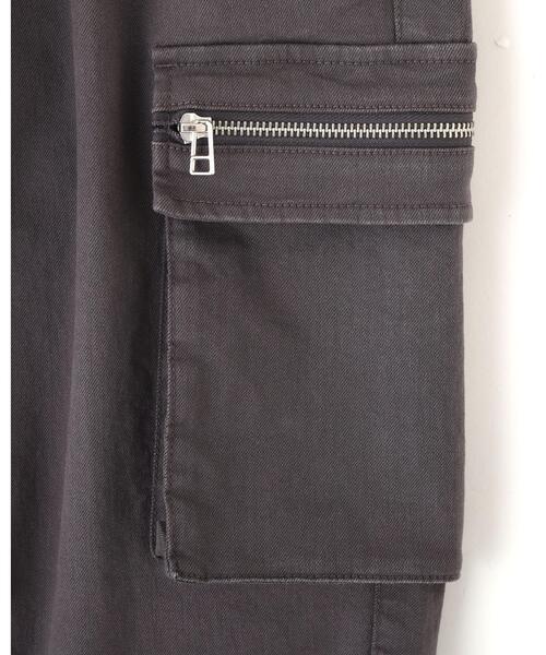 DANKE SCHON（ダンケシェーン）の「【WEB&DEPOT限定】DankeSchon/ダンケシェーン/STTWILL FLAPCARGO（カーゴパンツ・レディース・ブラック/チャコールグレー・M/S/L/XL）」の7枚目の写真