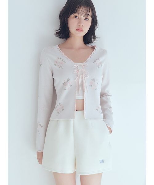 FURFUR（ファーファー）の「ポンチショートパンツ（その他パンツ・レディース・グレー/アイボリー/ネイビー・F）」の5枚目の写真