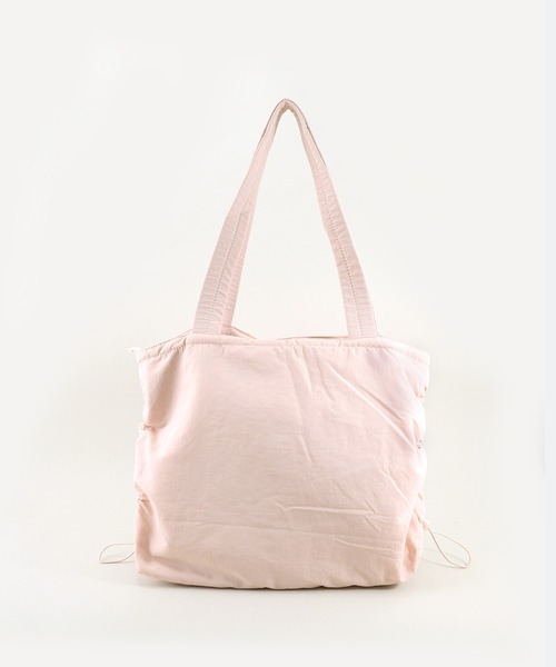 styiro(スタイロ)の「ナイロンフロントポケットトートバッグ(トートバッグ・レディース・ネイビー/ベージュ/ピンク/アイボリー/ブラック/カーキ・FREE)」の22枚目の写真