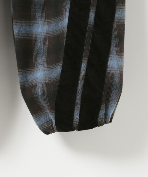 PBLIM(ページボーイリム)の「《UNISEX》チェックラインパンツ(スラックス・レディース・ブラウン/ブラック・MEDIUM/LARGE)」の8枚目の写真