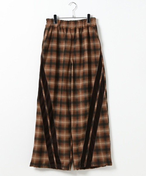 PBLIM(ページボーイリム)の「《UNISEX》チェックラインパンツ(スラックス・レディース・ブラウン/ブラック・MEDIUM/LARGE)」の14枚目の写真