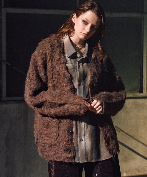 CASPER JOHN（キャスパージョン）の「Nobility cardigan / ノビリティカーディガン（カーディガン/ボレロ・メンズ・ブルー/グレー/ネイビー/ブラック/レッド/ブラウン・LARGE/MEDIUM/SMALL/X-SMALL）」の3枚目の写真