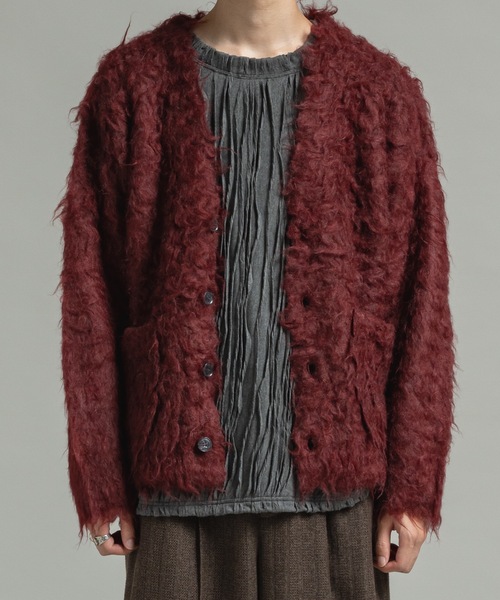 CASPER JOHN（キャスパージョン）の「Nobility cardigan / ノビリティカーディガン（カーディガン/ボレロ・メンズ・ブルー/グレー/ネイビー/ブラック/レッド/ブラウン・LARGE/MEDIUM/SMALL/X-SMALL）」の15枚目の写真