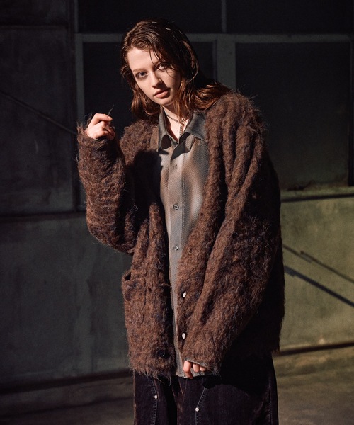 CASPER JOHN（キャスパージョン）の「Nobility cardigan / ノビリティカーディガン（カーディガン/ボレロ・メンズ・ブルー/グレー/ネイビー/ブラック/レッド/ブラウン・LARGE/MEDIUM/SMALL/X-SMALL）」の8枚目の写真