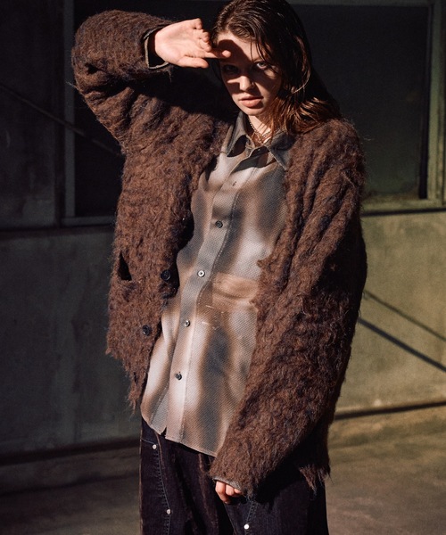 CASPER JOHN（キャスパージョン）の「Nobility cardigan / ノビリティカーディガン（カーディガン/ボレロ・メンズ・ブルー/グレー/ネイビー/ブラック/レッド/ブラウン・LARGE/MEDIUM/SMALL/X-SMALL）」の9枚目の写真