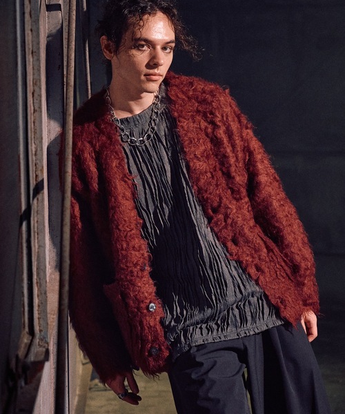 CASPER JOHN（キャスパージョン）の「Nobility cardigan / ノビリティカーディガン（カーディガン/ボレロ・メンズ・ブルー/グレー/ネイビー/ブラック/レッド/ブラウン・LARGE/MEDIUM/SMALL/X-SMALL）」の19枚目の写真