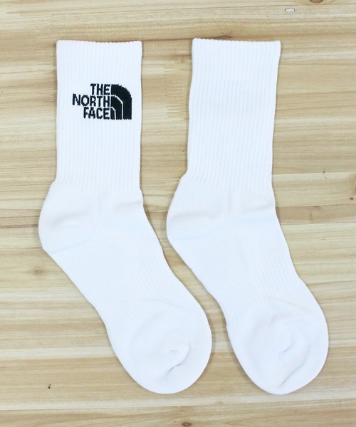 THE NORTH FACE(ザノースフェイス)の「ロゴ ミッド ソックス 靴下 LOGO MID SOCKS White Label Korea Line(ソックス/靴下・メンズ・ブラック/ホワイト・L/M)」の3枚目の写真