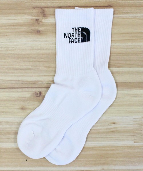 THE NORTH FACE(ザノースフェイス)の「ロゴ ミッド ソックス 靴下 LOGO MID SOCKS White Label Korea Line(ソックス/靴下・メンズ・ブラック/ホワイト・L/M)」の4枚目の写真