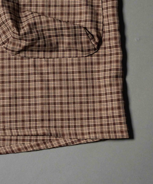 CIVVY.（シヴィ―）の「Double Pocket Long Sleeve Check Shirt