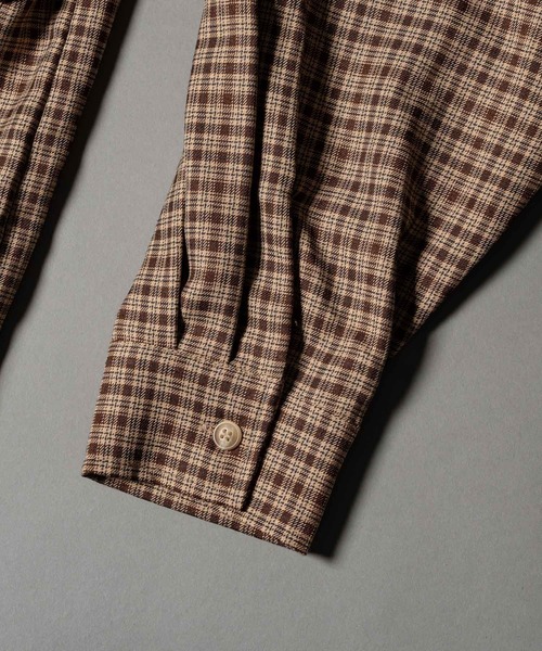 CIVVY.（シヴィ―）の「Double Pocket Long Sleeve Check Shirt