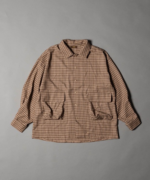 トップス W broadcloth trad check shirt 2 OVY W broadcloth trad check shirt 2 OVY